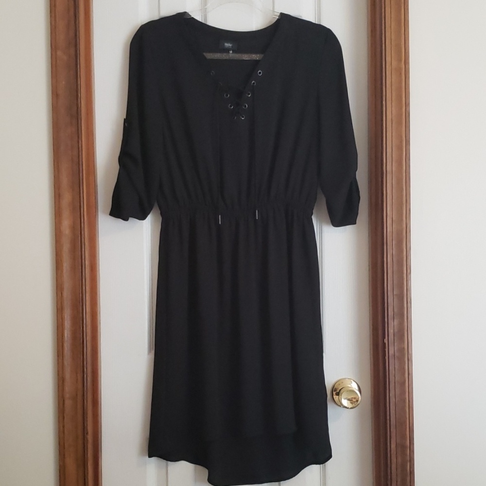 Loved Mossimo Casual black short 3/4 sleeve dress